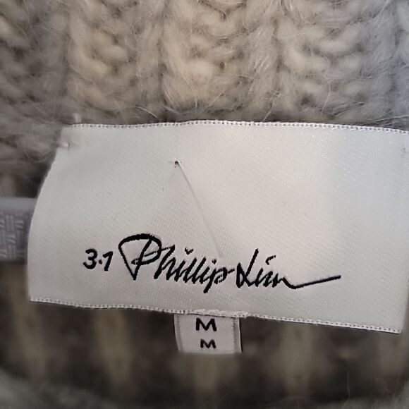 3.1 Phillip Lim Fisherman  Chunky Rib Cowl Neck Sleeveless Sweater - Picture 6 of 11